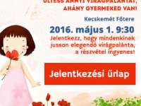 Anyák napi virágültetés a Kecskemétimamival