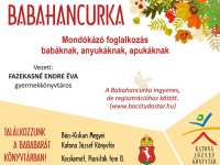 Babahancurka szeptemberben is- mondókázó foglalkozás a könyvtárban