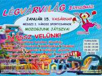 2017-ben első alkalommal! Januárban is légvárvilág Kecskeméten!