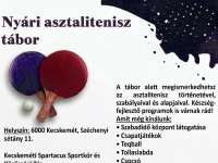 Asztali tenisz tábor -Kecskeméti Spartacus Sportkör és Közösségi Tér táborai Asztali tenisz tábor -Kecskeméti Spartacus Sportkör és Közösségi Tér táborai